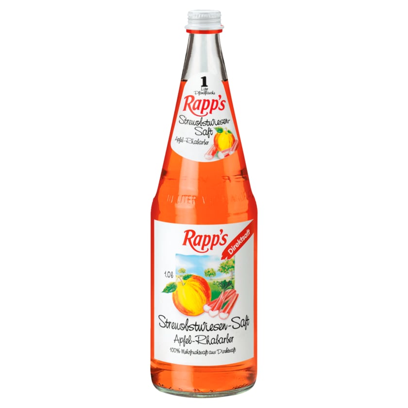 Rapp's Apfel-Rhabarber 1l